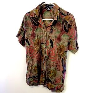 THE MOST BEAUTIFUL SHIRT IN THE WORLD! VINTAGE BUTTON UP